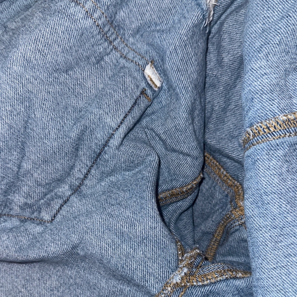 Distressed Blue Denim Jacket - Picture 10 of 11